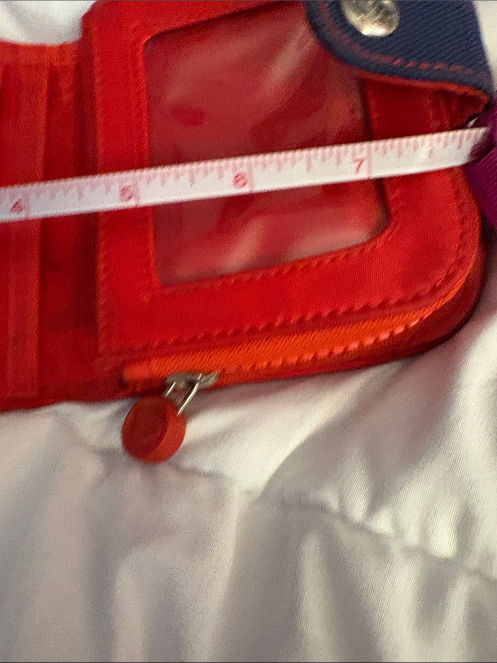 Roxy Denim Wallet with Red Floral Accent - Picture 4 of 8